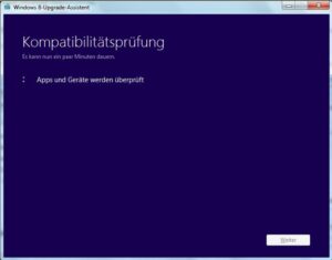 Windows 8 Upgrade Assistent