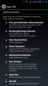 WhatsApp Berechtigungen