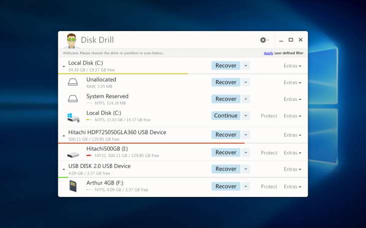 Disk Drill Datenrettung