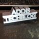 Addis TechBlog Logo mit dem 3D Drucker ausgedruckt