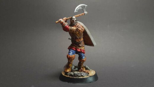 Wikinger Figur aus dem 3D Resin-Drucker