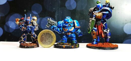 bemalte Figuren aus dem Resin-Drucker