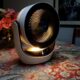 Switchbot Battery Circular Fan mit eingeschaltetem, integriertem Nachtlicht
