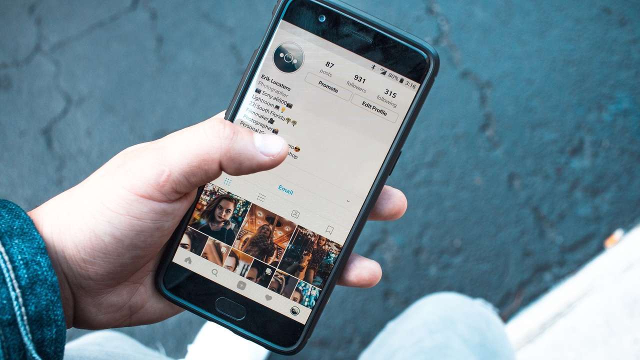 Instagram auf dem Smartphone