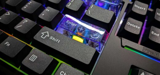 Epomaker Magcore 87 TKL Ansi Layout mit transparenter Enter Tast