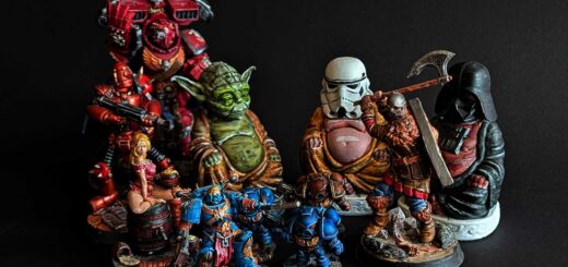 handbemalte Figuren aus dem 3D Drucker