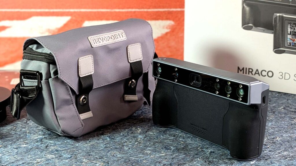 Revopoint Miraco Plus Review und Test - Unboxing - der 3D Scanner plus Tasche