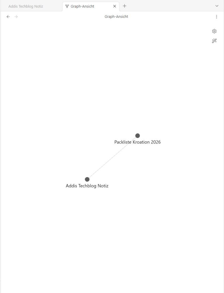 Obsidian Tutorial Graph Ansicht