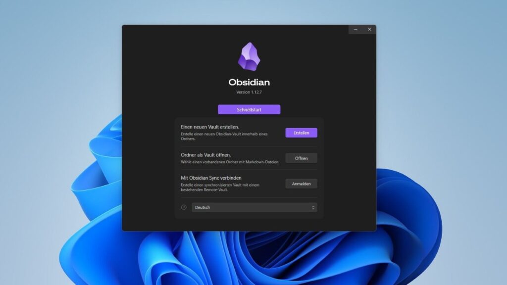 Obsidian Tutorial Startseite