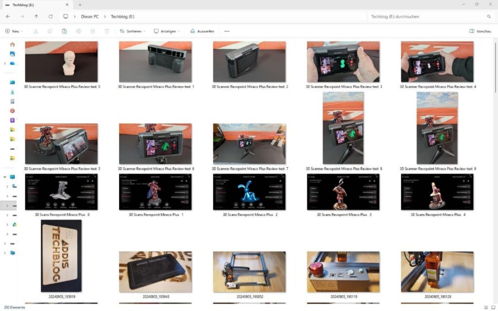 200 Bilder auf dem USB Stick  - Stellar Photo Recovery Review