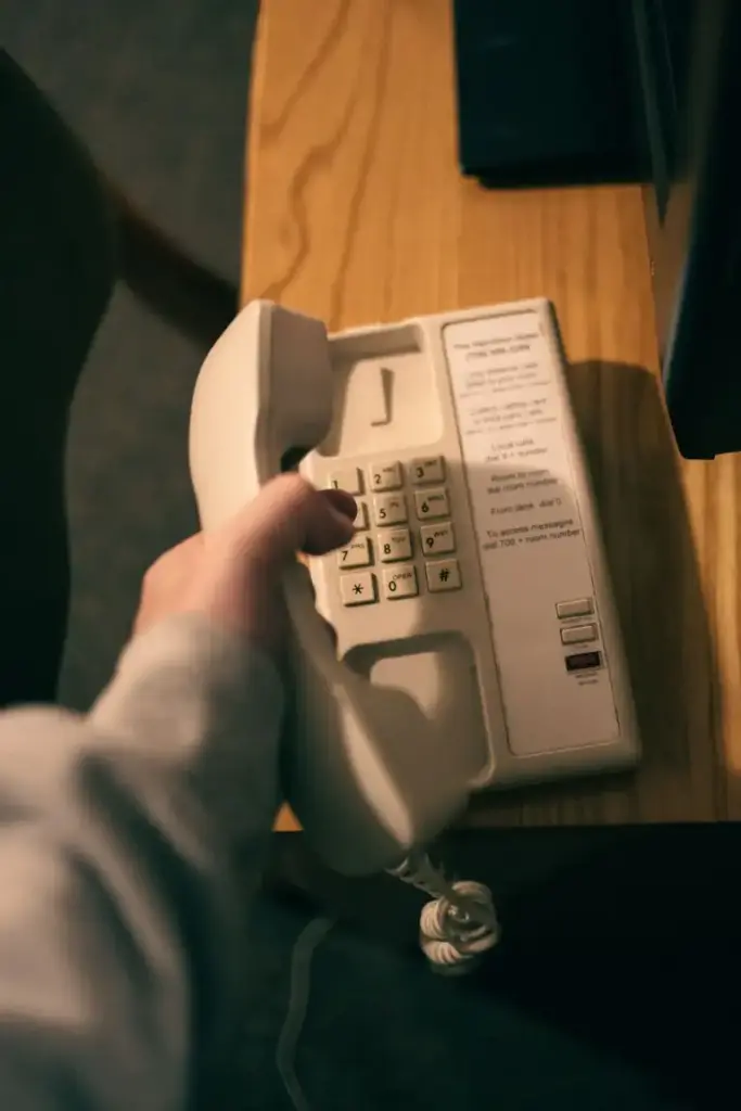 Altes Festnetz Tastentelefon